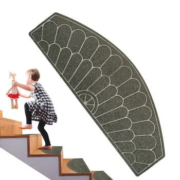 Нескользящие Ступени Лестницы Ручки Для Лестницы Нескользящий Защитный Коврик Впитывает Воду Мягкие Самоклеящиеся Ступени Лестницы Для Детской Ванной комнаты