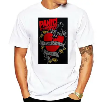 Новая популярная мужская черная футболка Panic at The Disco This is Gospel из 100% хлопка, топы с круглым вырезом и коротким рукавом, футболки 2022 года выпуска