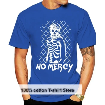 Официальная черная футболка The Karate Kid Skeleton No Mercy 80-х в стиле ретро, новинка! (4C3