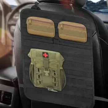 Подвесной органайзер для спинки автомобильного сиденья со съемной сумкой-холодильником и подстаканником, водонепроницаемая сумка для автомобильного сиденья с большим пространством для хранения