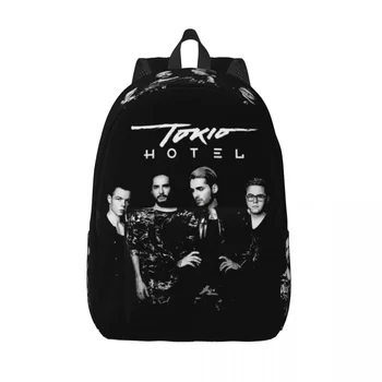 Подростковый забавный рюкзак Tokio Hotel Rock, легкий студенческий походный Немецкий рюкзак для мужчин и женщин, холщовые сумки для колледжа