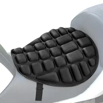 Подушка для сиденья мотоцикла, Противоскользящий Дышащий чехол для сиденья мотоцикла, 3D Амортизация, Комфорт, Солнцезащитный крем, Аксессуар для сиденья