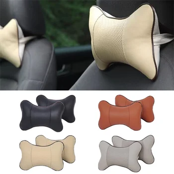 Подушка для шеи автокресла, дышащая подушка для подголовника авто, расслабляющая поддержка шеи, шейный подголовник, удобная мягкая подушка для автомобиля