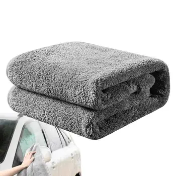 Полотенца из микрофибры для ухода за автомобилем, для мытья, Утолщающее полотенце, экран для автомобильных окон, Большая суперпоглощающая тряпка, Чистящие, Сушащие Полотенца, ткань