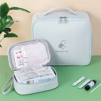 Портативная аптечка первой помощи для путешествий, кемпинга на открытом воздухе, полезная мини-сумка для хранения лекарств, сумка для выживания в чрезвычайных ситуациях, чехол для таблеток