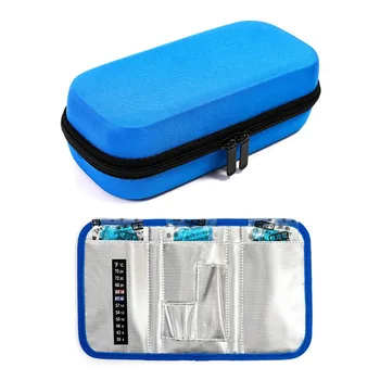 Портативная сумка-холодильник для инсулина EVA, упаковка лекарств, диабетический Инсулин, Дорожный футляр, коробка для таблеток, сумка из алюминиевой фольги, Bolsa Termica
