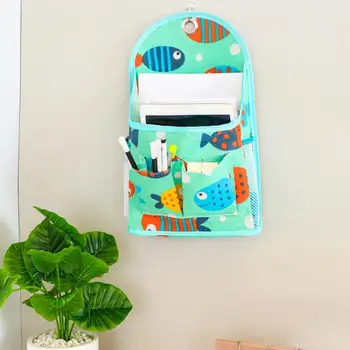 Прочная полезная сумка с милым рисунком на двери, легкая сумка для подвешивания на стену, самоклеящаяся для ванной комнаты