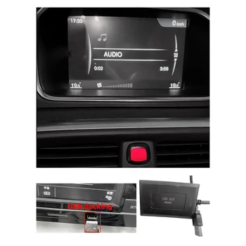 Расширение интерфейса USB для автомобиля, Интерфейс аудиовхода Aux для запасных частей Mercedes-Benz Volvo Peugeot