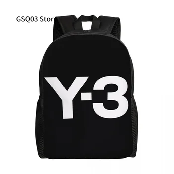 Рюкзак Y-3 для девочек и мальчиков, взрослый 15-дюймовый Школьный рюкзак с двойным ремнем, Водонепроницаемость, подходит для ноутбука