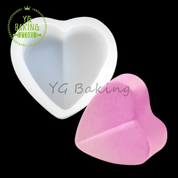 Силиконовая форма для флакона духов Dorica 3D в форме сердца, форма для шоколада, помадки, модель мыла 