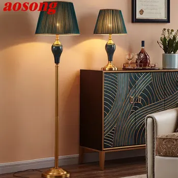 Современный керамический торшер AOSONG LED Nordic Creative Fashion Для домашнего декора гостиной спальни кабинета