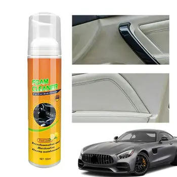 Средство для чистки салона автомобиля, пеноочиститель для кожи с защитой от ультрафиолета, удобные средства для ремонта автомобилей, стекла, резины, металла, тканей