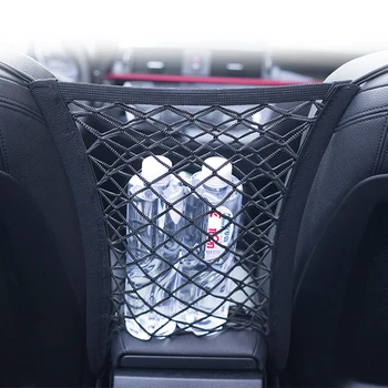 Сумка для хранения автомобиля, эластичная сетчатая сумка для сиденья, форма автомобиля для Cadillac XTS SRX ATS CTS/Renault Koleos Fluenec Latitude
