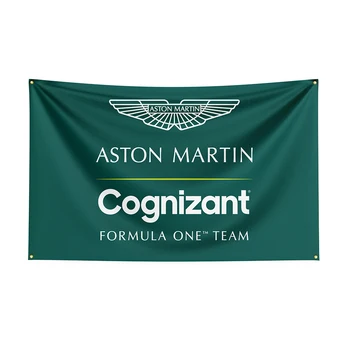 Флаг Aston Martins 3x5, Баннер гоночного автомобиля с принтом из полиэстера для декора 1