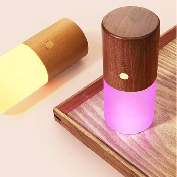 Цветная светодиодная лампа креативный флип-датчик силы тяжести интеллектуальный ночник для гостиной, барный столик, беспроводное освещение
