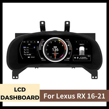 Цифровой Кластерный Прибор Для Lexus RX RX300 RX330 RX350 RX400 RX450h 2016-2021 Автомобильная ЖК-Панель Приборной Панели Linux Virtual Cockpit Panel