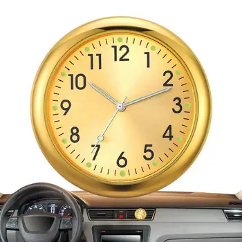 Часы для приборной панели автомобиля Светящиеся маленькие аналоговые часы Автомобильные сменные часы Кварцевые часы на приборной панели автомобиля Лодка