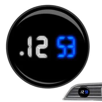 Часы на приборной панели, мини-светодиодные часы, цифровые для автомобиля, украшения интерьера автомобиля, автомобильные сменные часы для автомобиля с откидным верхом, внедорожника