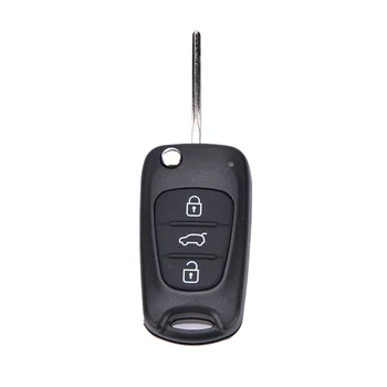 Чехол для дистанционного складного ключа с 3 кнопками Fob для Hyundai I20 I30 IX35 I35