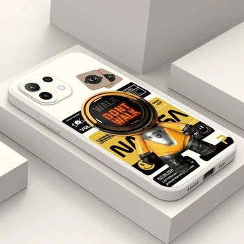 Чехол Для Телефона Xiaomi Mi 13 12 LITE 12X12S PRO POCO F3 F4 GT X2 X3 X4 M3 M4 PRO M5s 4G 5G Силиконовый Чехол астронавт желтый