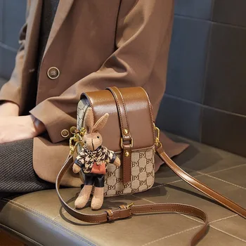Чудо-Кира 2023 Осень и зима, новая модная сумка для телефона в ретро-дизайне, универсальные маленькие сумки через плечо, праздничные подарки