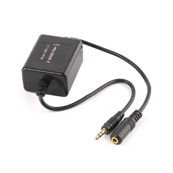 Шумоизолятор контура заземления кабеля 3,5 мм Для домашней стереосистемы автомобиля Устраняет жужжание С функцией шумоподавления