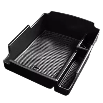 Ящик для хранения автомобильного подлокотника для Hyundai Elantra 2019 2020 Ящик для хранения центрального управления Аксессуары для салона автомобиля Черный